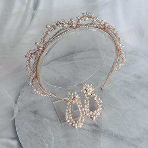 Mary Crown & Earrings
